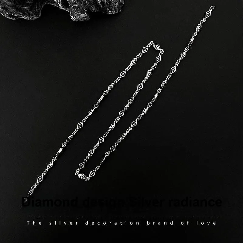 COISE S925 Silver Necklaces Men's-4