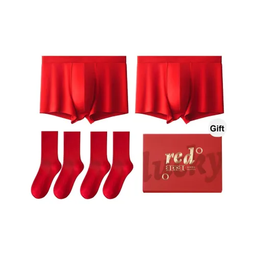 Red Bean Нижнее белье Подарочная коробка Мужской 2 упаковки