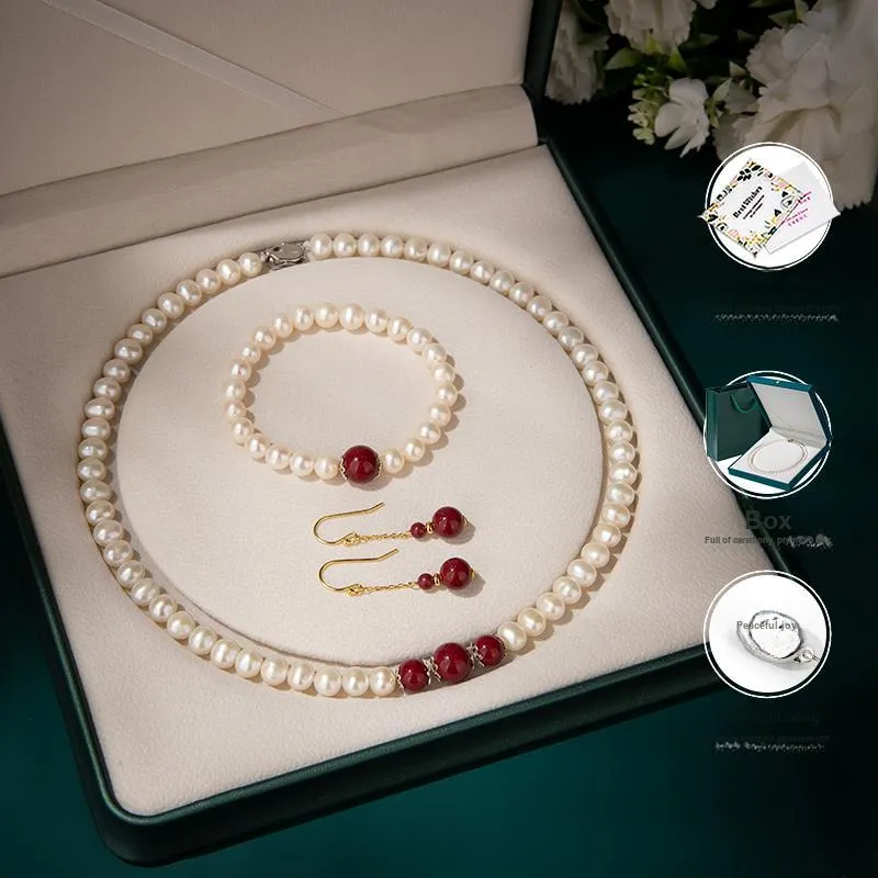 Mofei Freshwater Pearl Necklaces Women's-3