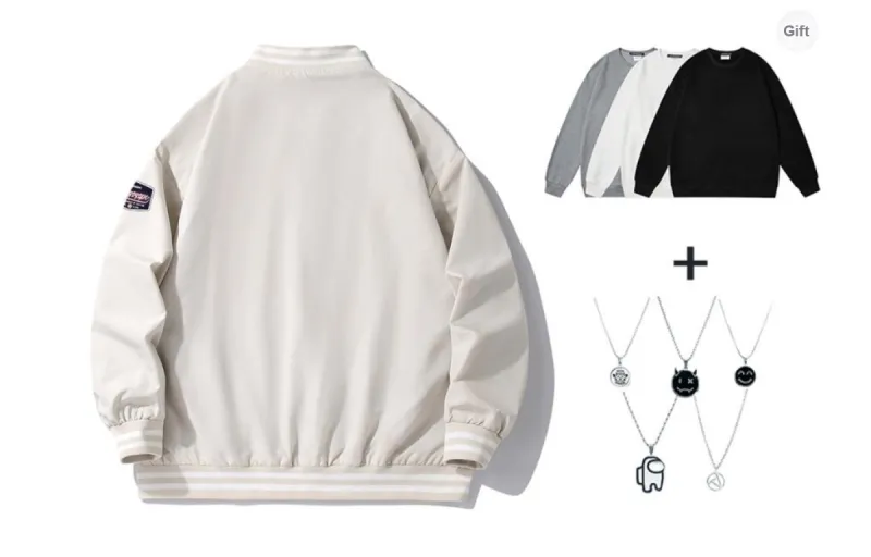 Kingsgspc Baseball Jacket Unisex-5