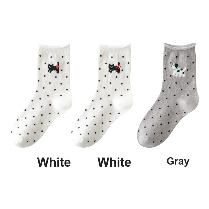 H YXIANG Mid Calf Socks Women's Combo Set-13