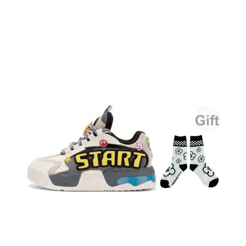 STARTER Низкие кроссовки для скейтбординга унисекс коричневые