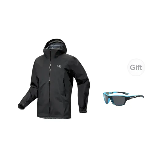 Arcteryx Beta Series Windbreaker Jackets Men Black - Includes Glasses