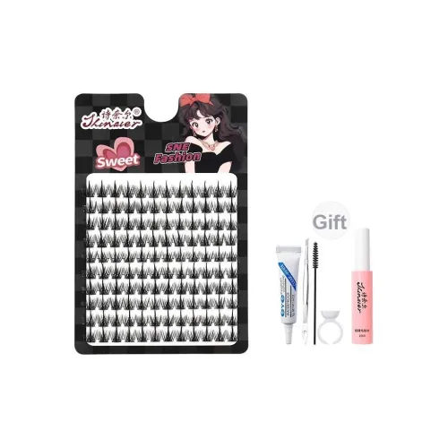 ZHENZHENSHINAIER Pure Дикий Демон Искусственные ресницы Одиночный кластер Укрепляющий стиль