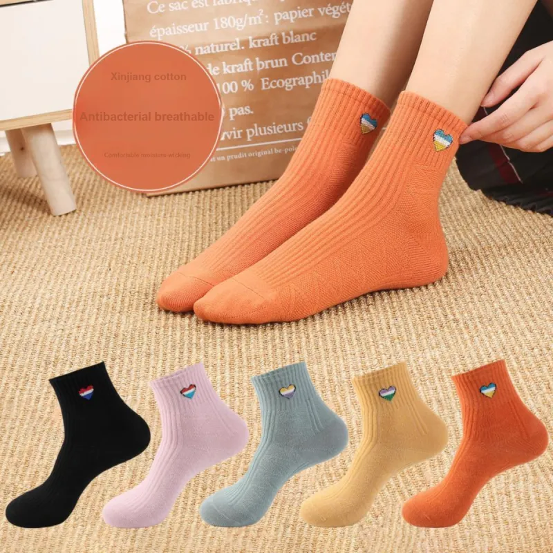 ROBINHOOD Mid Calf Socks Women's 6 Pack-4