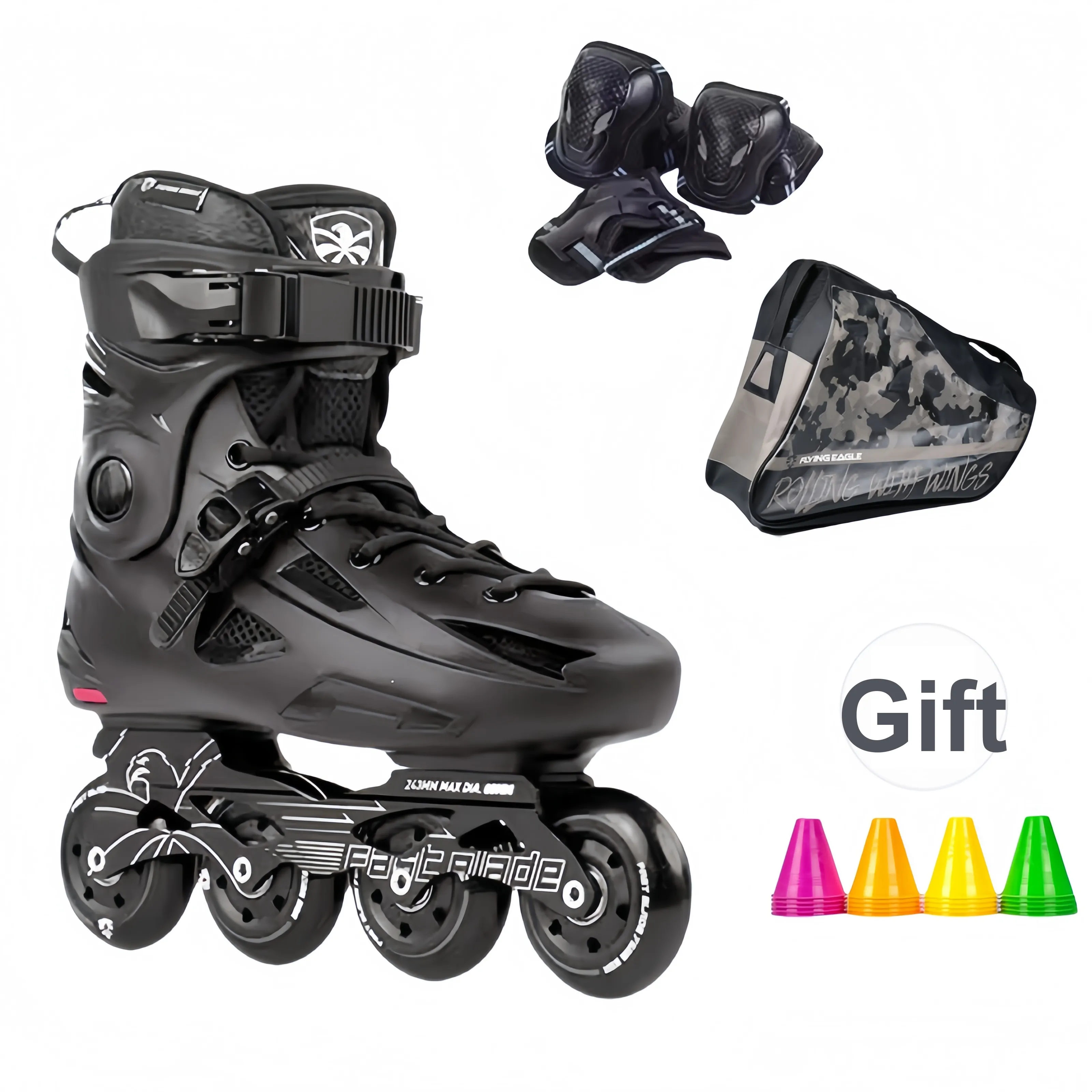 FLYING EAGLE Inline Skates Unisex Black