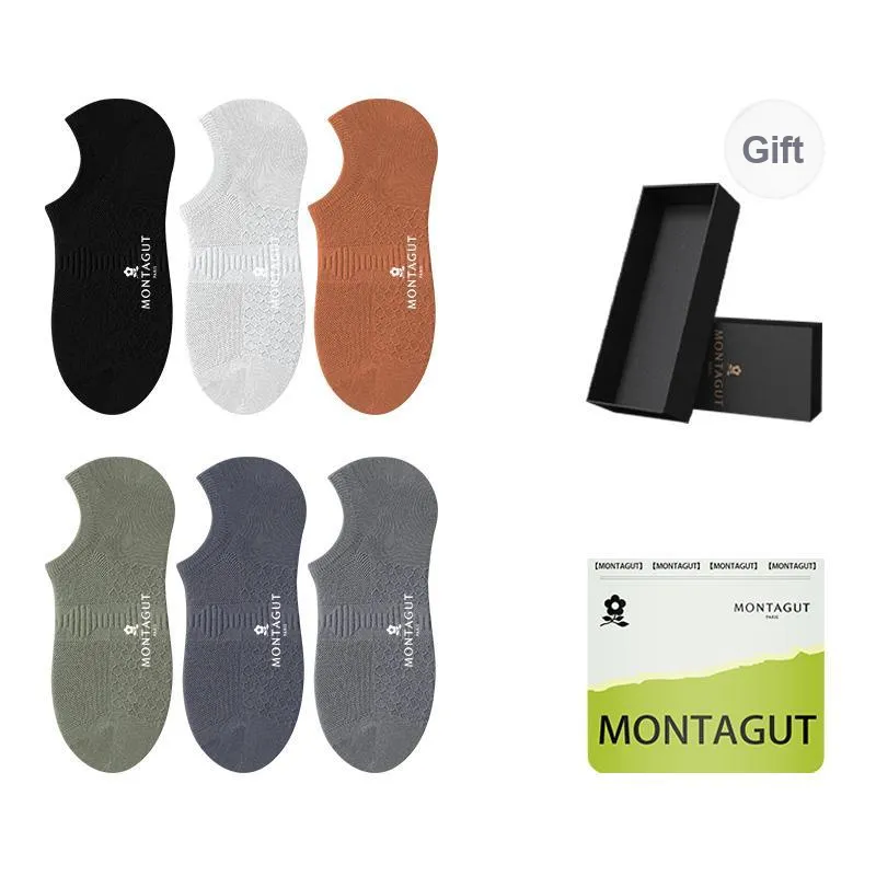 Montagut No Show Socks Men's Gift Box Combination-56