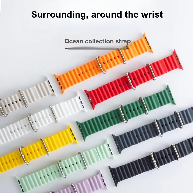 IOTS Apple Compatibility Watch Band Silicone Material-1
