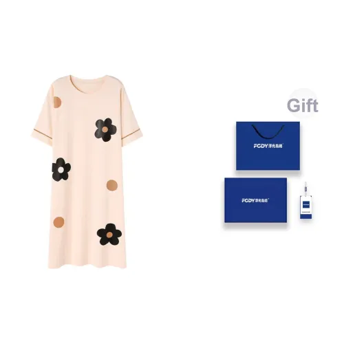 Floating Light Islands Ночная сорочка Женская Абрикос