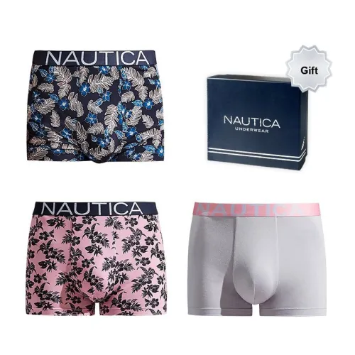 NAUTICA UNDERWEAR Розовый + Темно-синий + Светло-серый Мужские боксеры