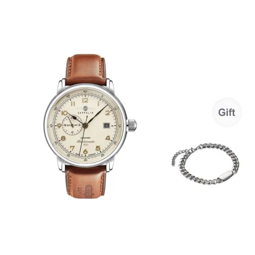 ZEPPELIN Automatic Mechanical Movement Men's Watches Watch Mother-of-Pearl Color Watch Dial