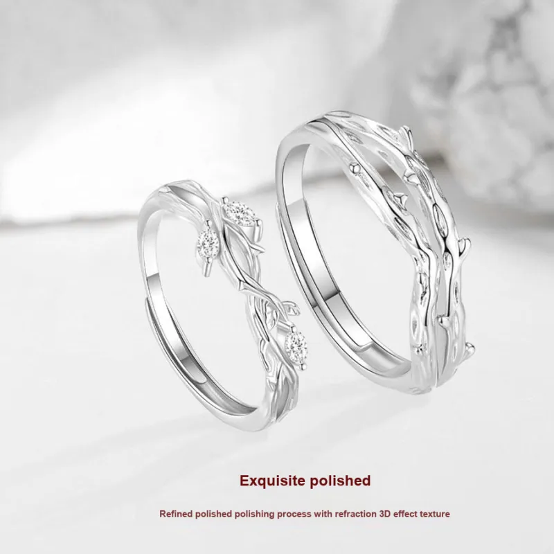 Master Kim Niche Luxury Design Advanced Touch Adjustable Opening Ring Unisex-3