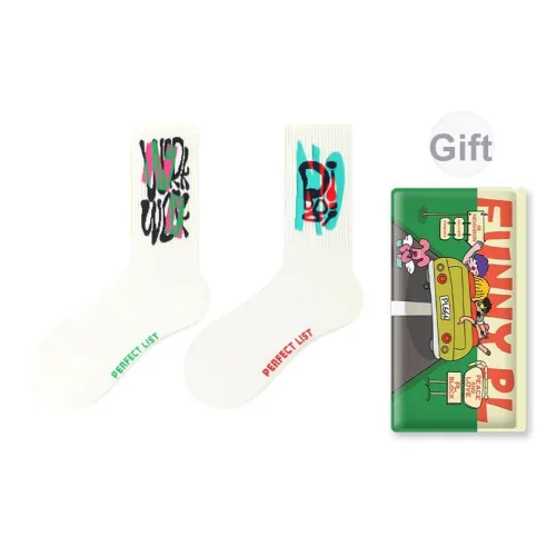 PL Worker's Пластинка Модные носки AB Unisex MID Носки до икры