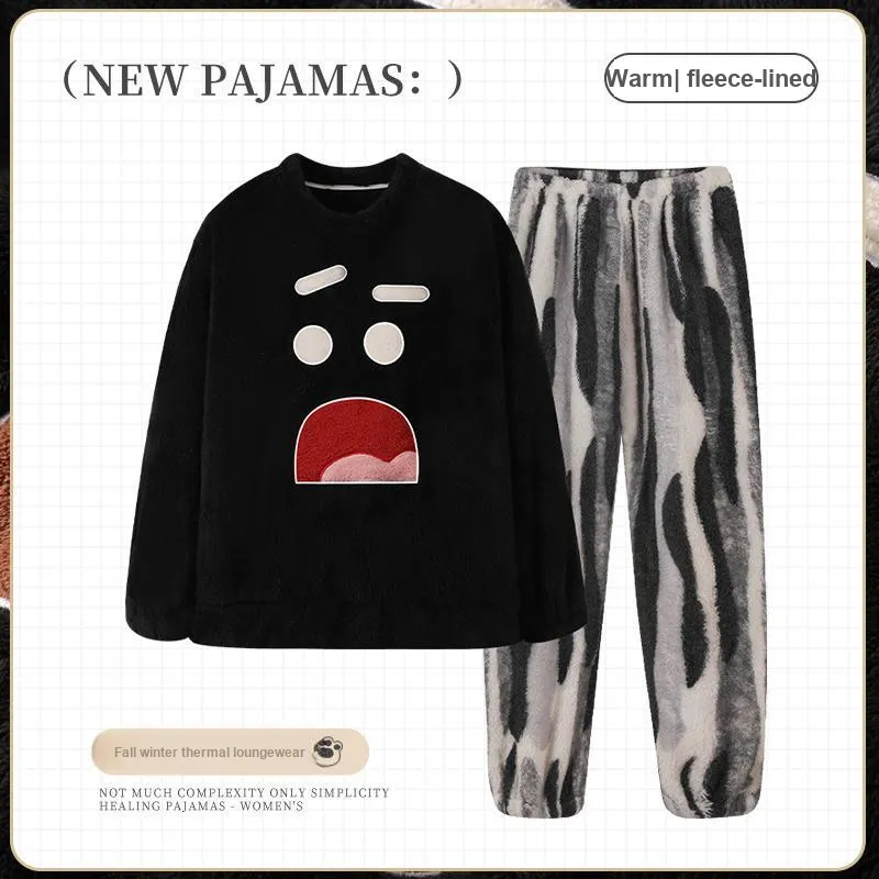 Maultiay Pajama Set Women's Black-1
