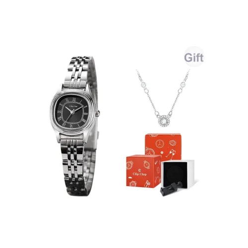 Clip Clop Кварцевый механизм сплав ремешок женские часы многоцветный циферблат