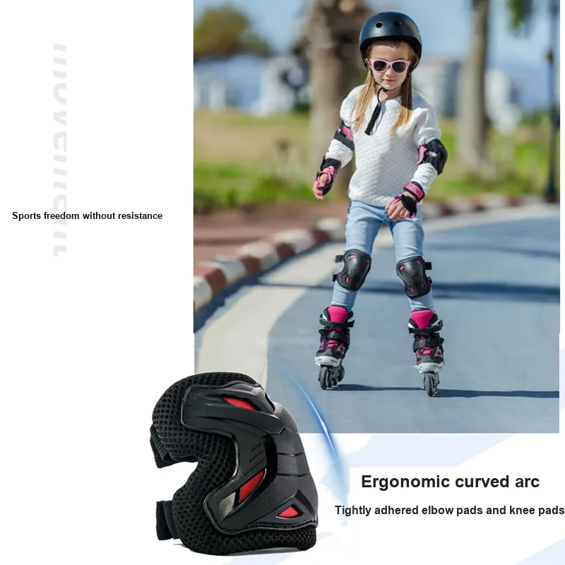 HEAD Roller Skating Protective Gears Unisex Black-6