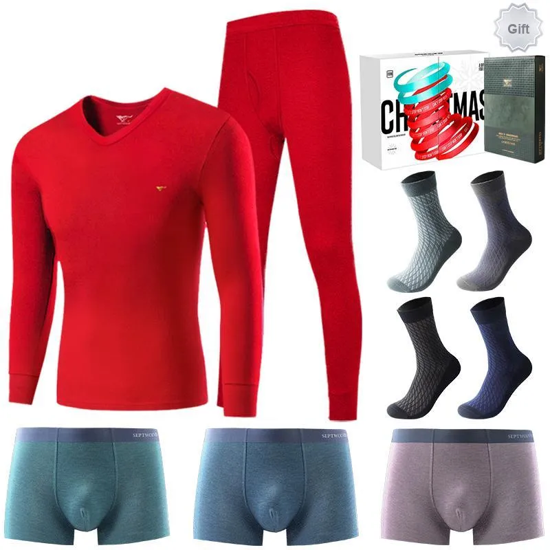 SEPTWOLVES Fall And Winter Thermal Set Men's-232