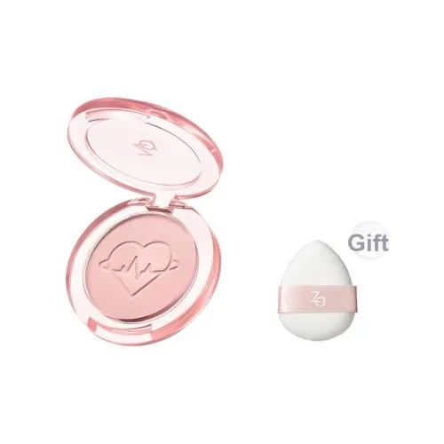 ZA JIRUI Сердцебиение Наклейка Румяна Макияж Легко Смешивается Осветляющий Тон Кожи Цвет Лица Матовый