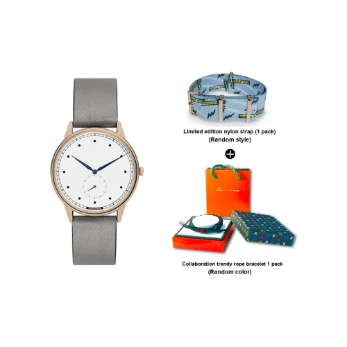 HYPERGRAND Наручные часы Кварцевый механизм Натуральная кожа Ремешок Белый циферблат Женские часы CWSGRWGRY