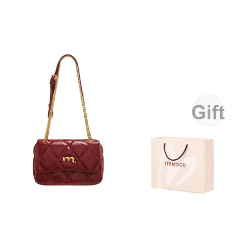 Miao Di Сумки через плечо Бордово-красный Женские