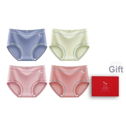 RED DRAGONFLY Хлопок Трусы Женские Комбо Набор Подарочный Набор Коробка