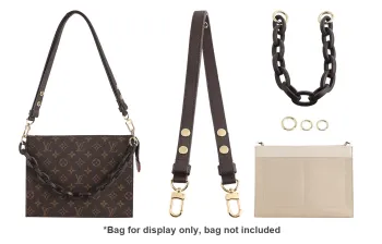 Luxury Care Artisan Workshop Cow Leather Bag Straps Women's Brown