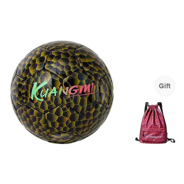 Kuangmi Size 5 Soccer PU Seamless Thermal bonding Unisex-36