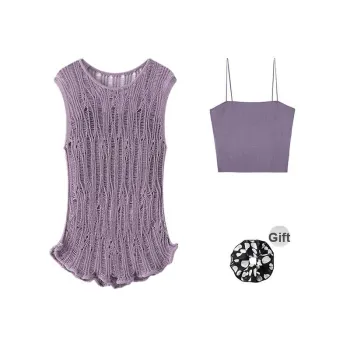 SHUXI Casual Suits Women's Morning Glory Purple