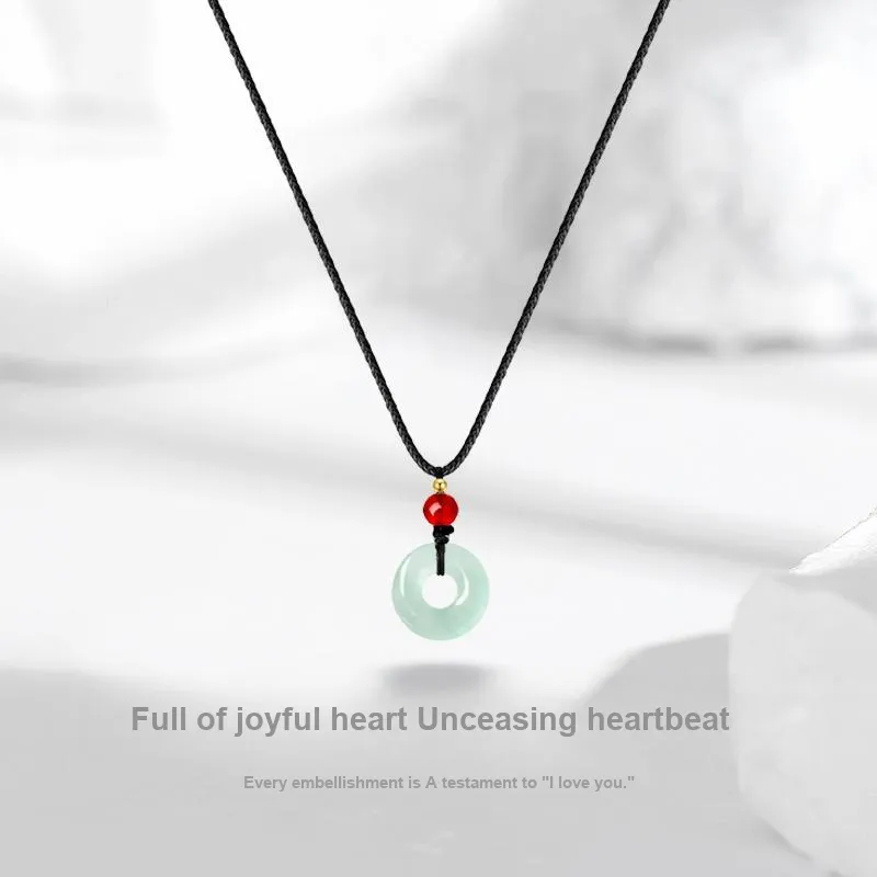 JUICY GRAPE African Emerald Jade Necklaces Women's-2