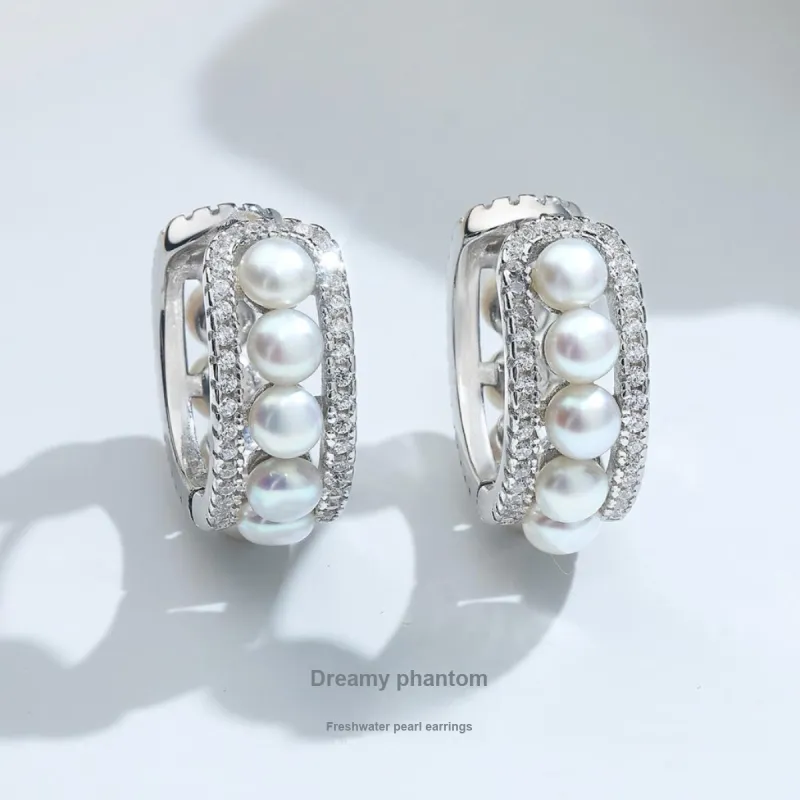 ME LUXE Freshwater Pearl Earrings Women's-1