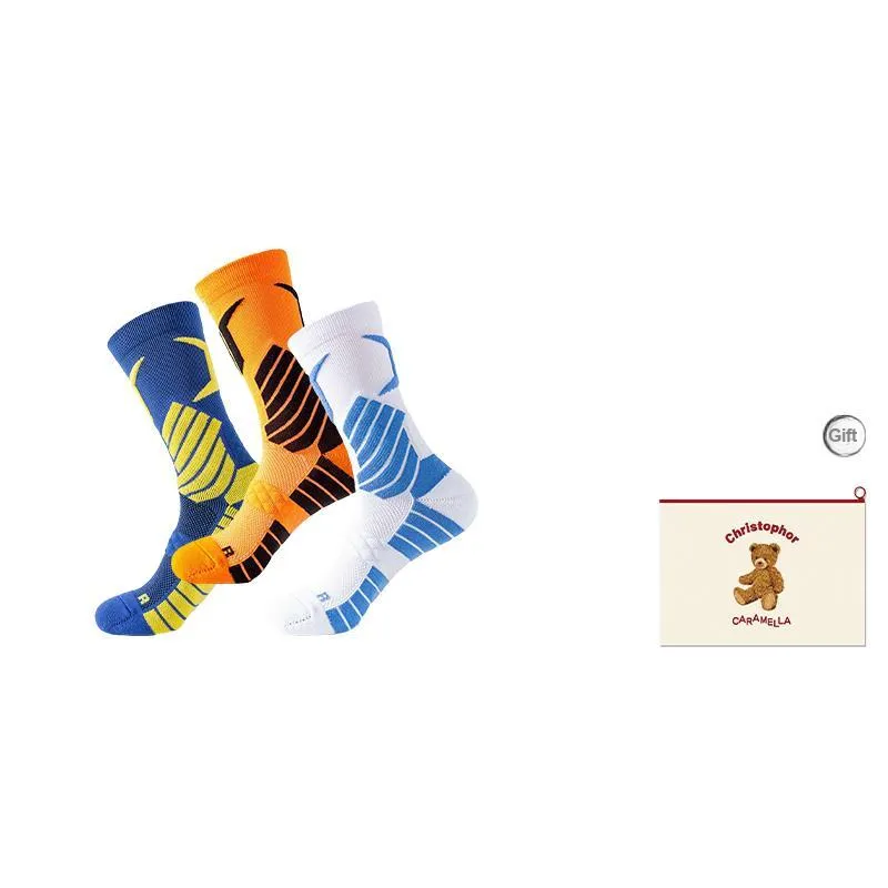 Caramella Basketball Socks Men's Shopping Bag Combo Set-11