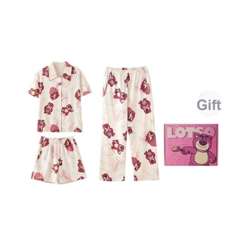 JINGYUN X Disney Пижамный комплект для женщин набор в подарочной коробке цвет экрю