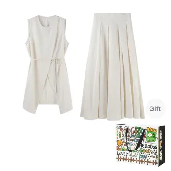ZVJH Two Piece Skirt Sets Women's