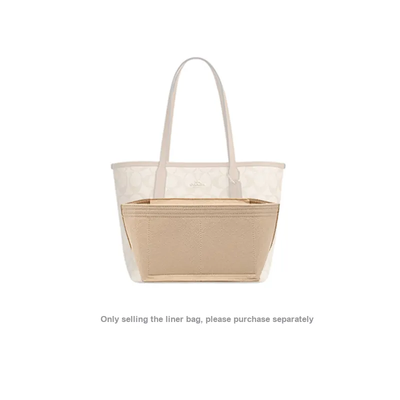 Luxury Care Artisan Workshop Felt Interior Pocket Shoulder Strap Accessories Bag Accessory Women's Ecru-1