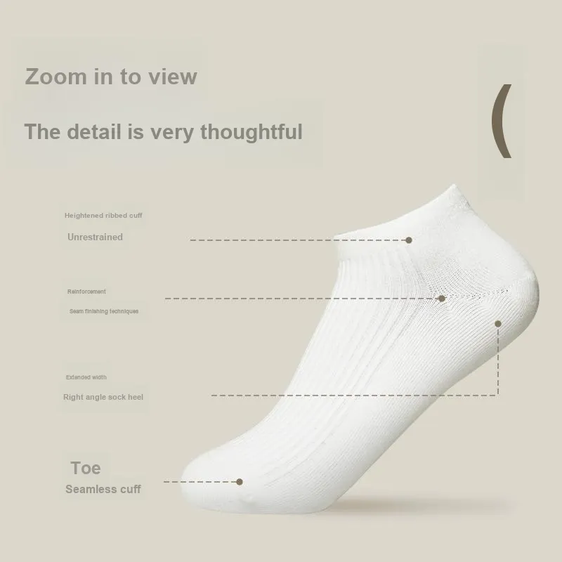 Avgri No-Show Socks Men's 5 Pack-4