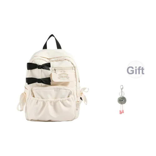 KAMLUI Нейлоновый рюкзак стандартный унисекс экрю черный синий