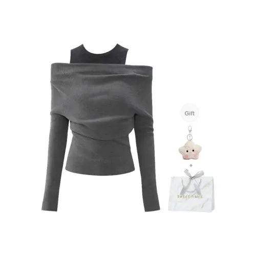 EVPGB Серый Женский Трикотаж