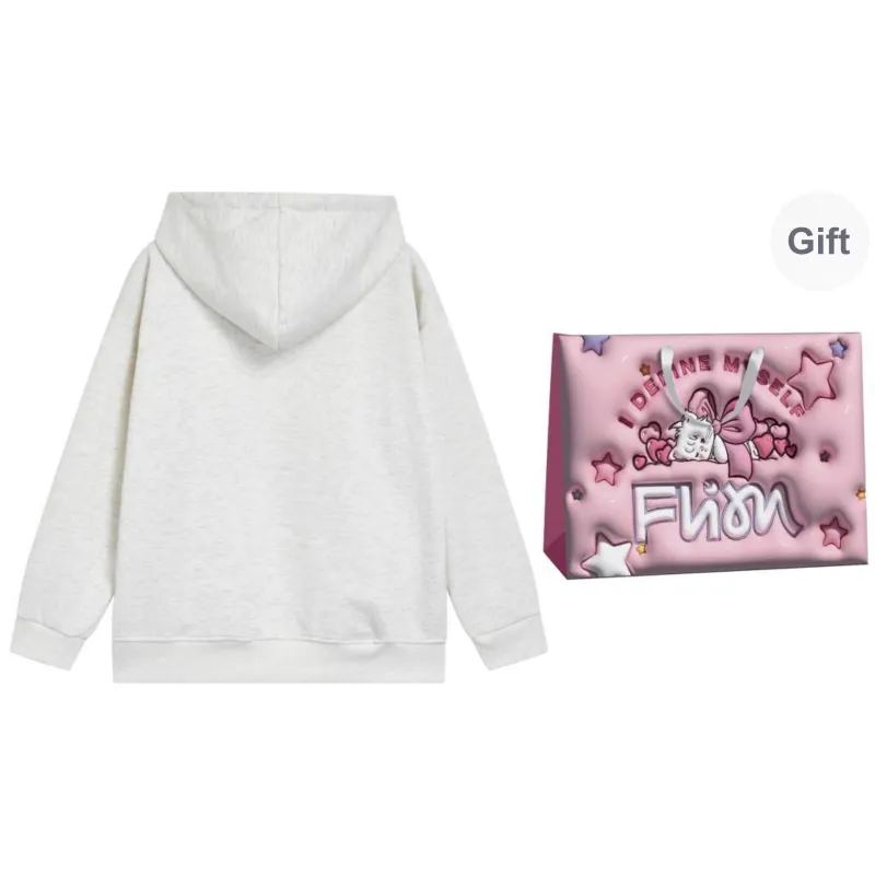 FLIM Sweatshirt Women's White Gray-3