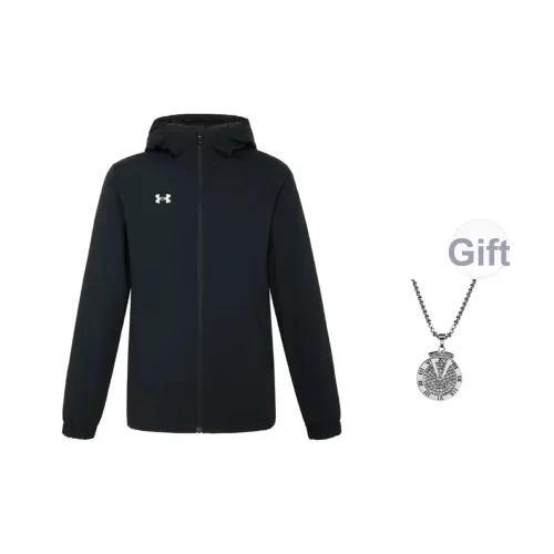 Under Armour Пуховая куртка Мужская Черная с ожерельем