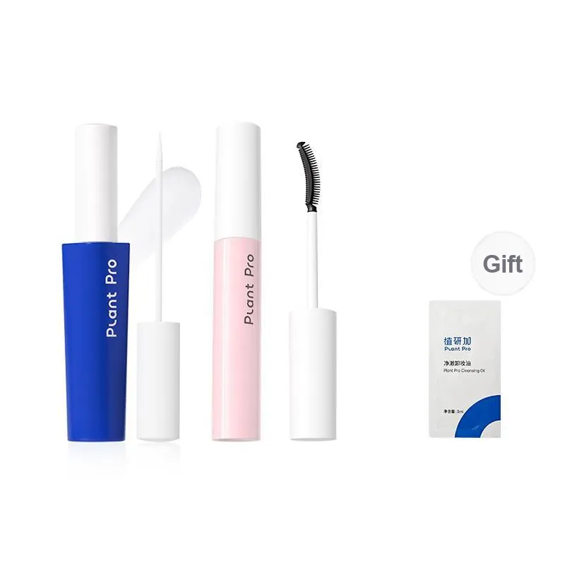 Plantpro Glue on False Eyelashes+Eyelash Removal Solution Natural Long Lasting Portable Easy Cleaning-12