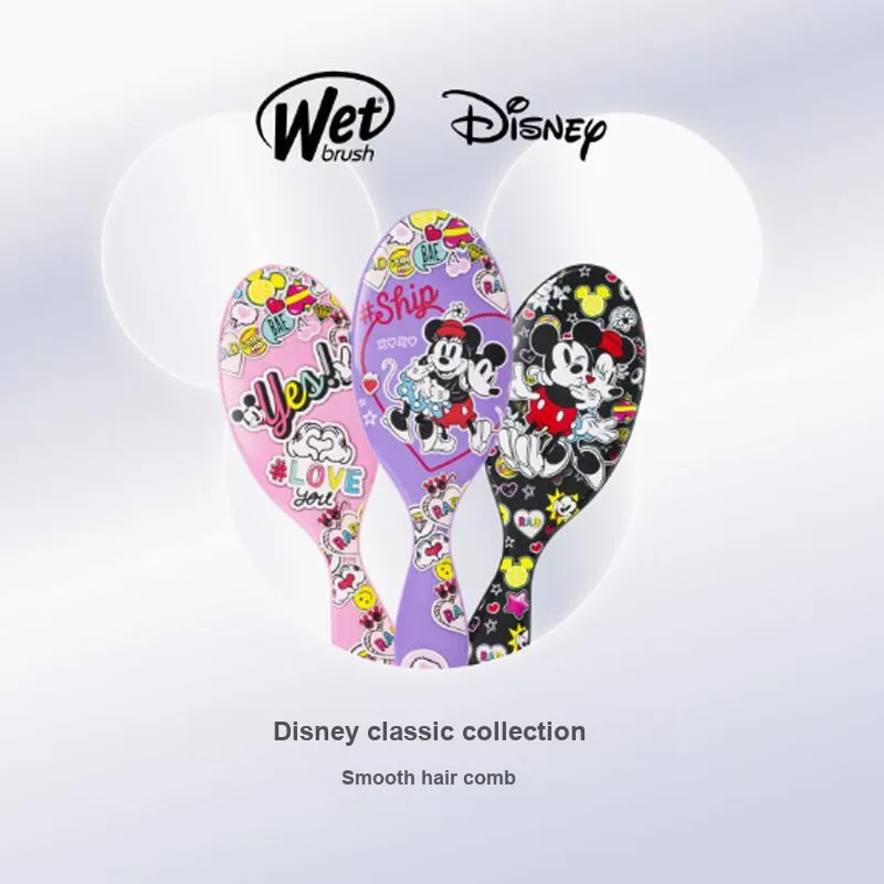 WET BRUSH x Disney Classic Mickey Mouse All The Best Prosperity Air Cushion Comb Massage Portable-1
