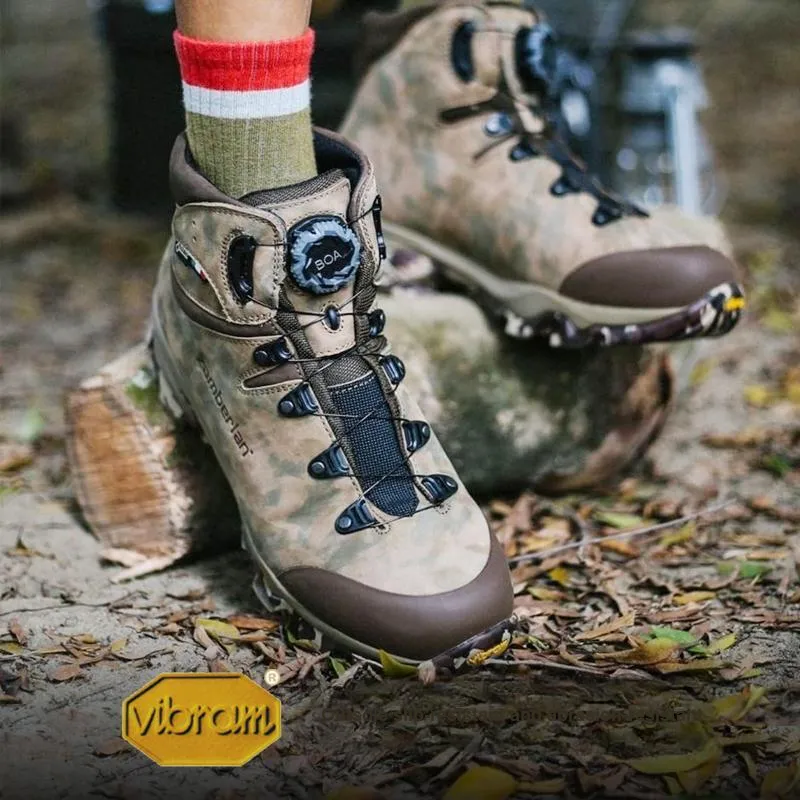 Zambella Wear-Resistant Waterproof And Breathable With Coverage Support High-Top Hiking Shoes Men's Camouflage-4