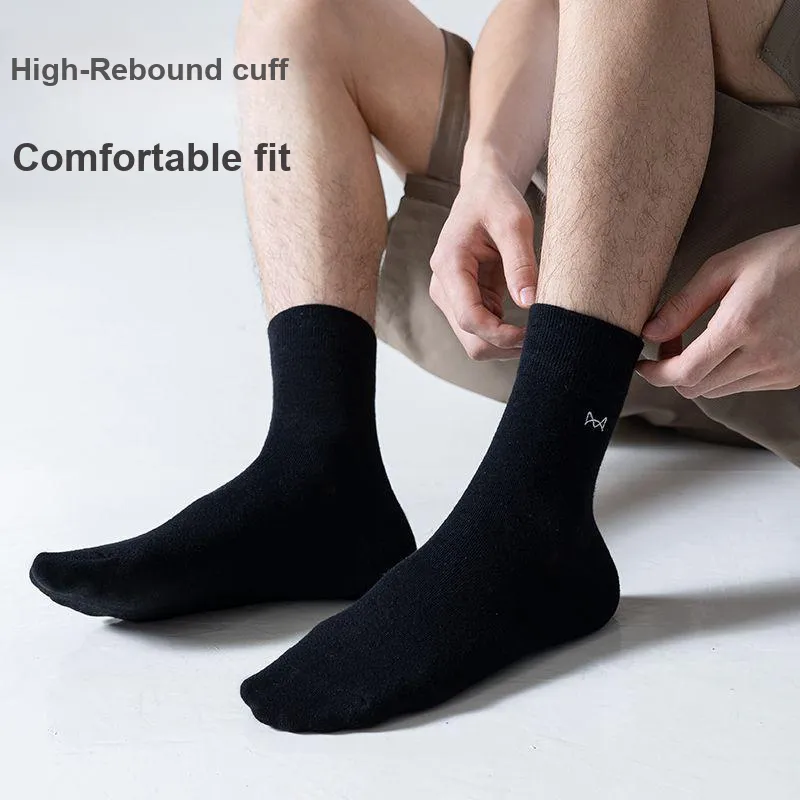 MIIOW Mid Calf Socks Men 5 Pack-14