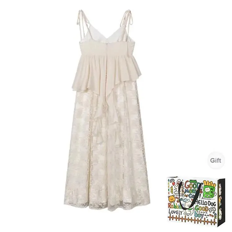 HAPG Slip Dresses Women's Ecru Shopping Bag-1