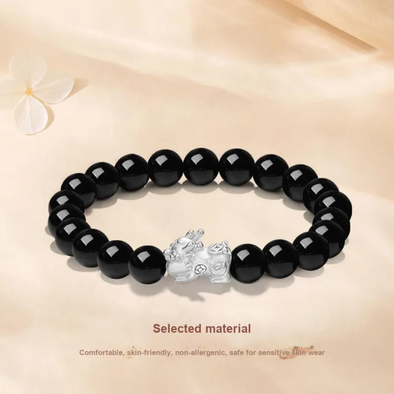 Master Kim Ebony Beaded Necklace Bracelet Kids'-2