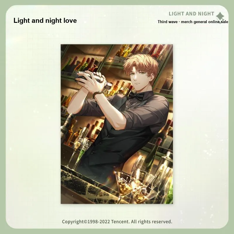 The Love Of Light And Night Character Osborn, Evan, Sariel, Jesse, Charlie Su PVC Anime / Games Posters-13