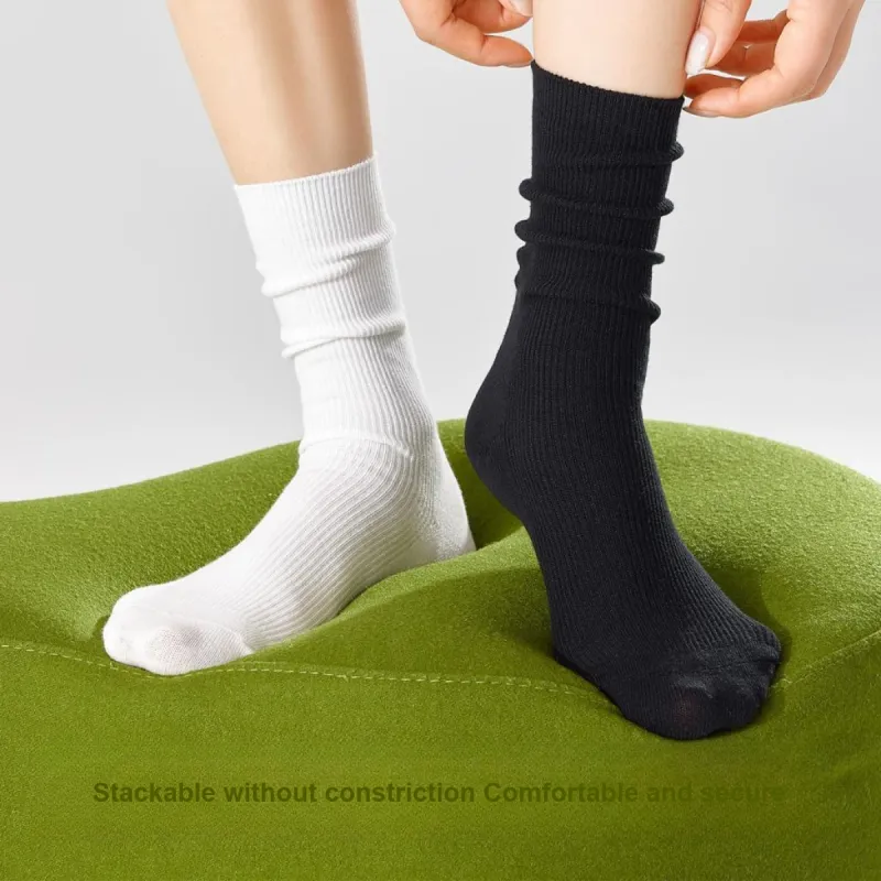 Temooues Mid Calf Socks Women's 5 Pack-1