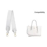 Coach Mollie 25 White Wide Strap 64cm