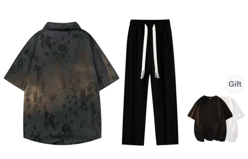 LA'T.WEEKEND Shirt Matching Set Unisex-13