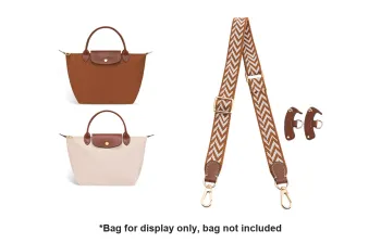 Luxury Care Artisan Workshop Fabric Cow Leather Bag Shoulder Strap Women's Multicolor